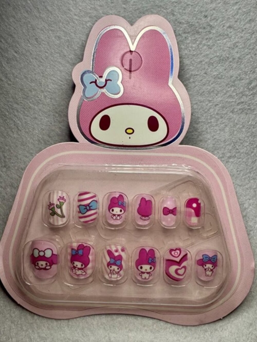 My Melody Sanrio Press On Nails Childrens Size
